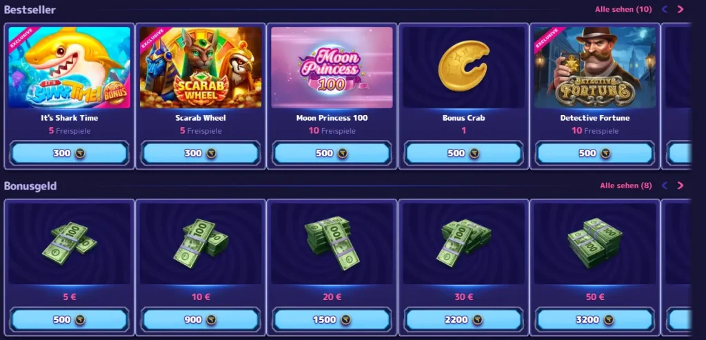 Alf Casino Bonus Shop mit Freispiele Angeboten und Bonusgeld gegen FUT Coins